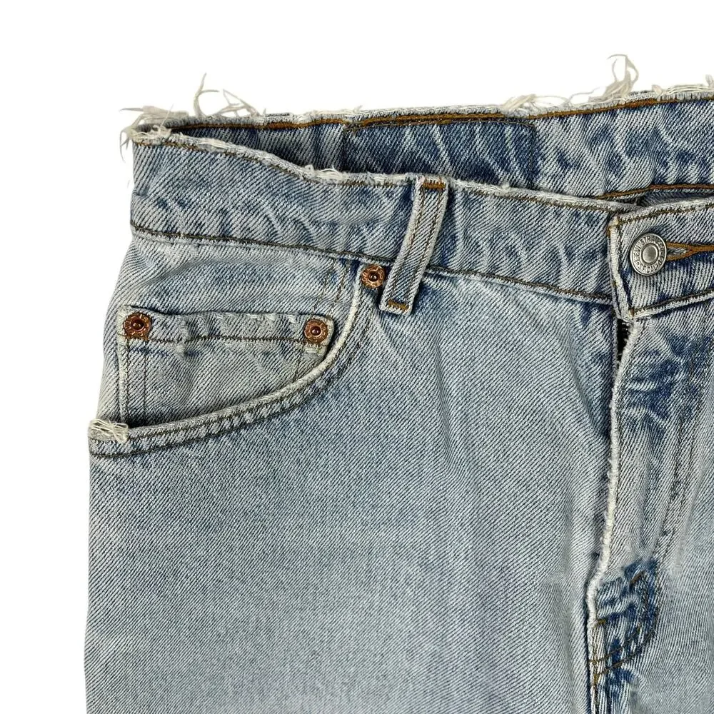 Levi’s Vintage 560 Loose Fit Tapered Denim Jeans 80s FLAW Light Wash Mens 30x30